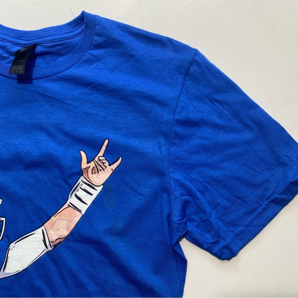 NEW-Gildan Mens Size S Josh Allen Buffalo Bills Cotton ShortSleeve T-Shirt Blue - Picture 4 of 7